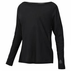 Woman T-Shirt Reebok Crossfit Jacquard LS - D94918