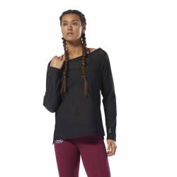Woman T-Shirt Reebok Crossfit Jacquard LS - D94918