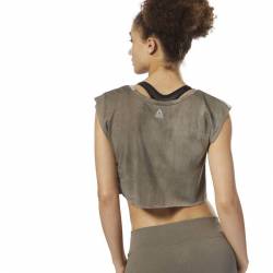 Woman T-Shirt Combat SprayDye Crop Tee - D95997