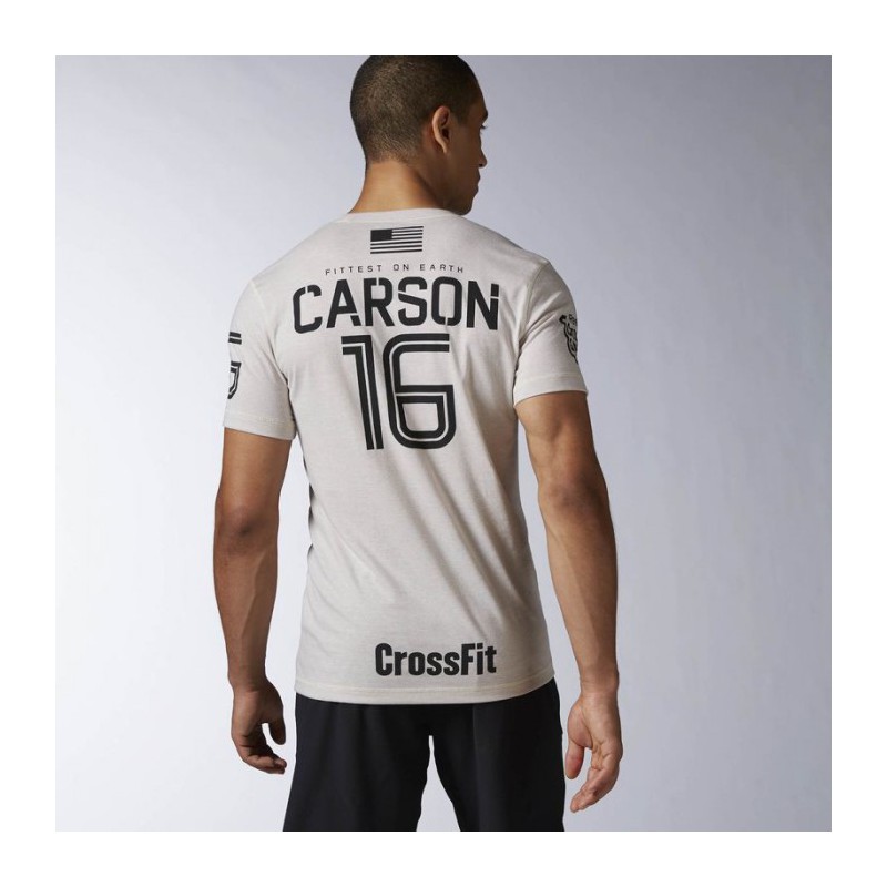 : Reebok 2015 Crossfit Games Men's White Fittest On Earth Cali T- Shirt AV8845 (Small) : Clothing, Shoes & Jewelry