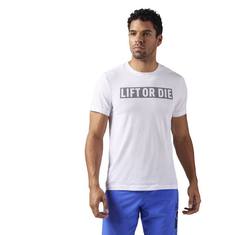 Man T-Shirt LIFT OR DIE white