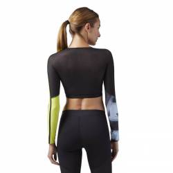 Dámské tričko CrossFit CROPPED COMP LS CD1399