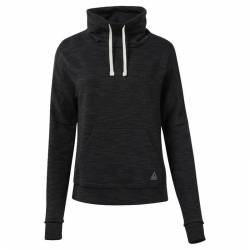 Woman hoodie TE MARBLE COWL NECK - D95546