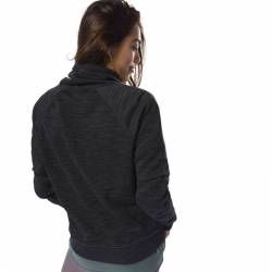 Woman hoodie TE MARBLE COWL NECK - D95546