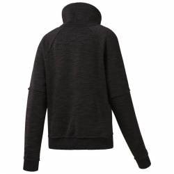 Woman hoodie TE MARBLE COWL NECK - D95546