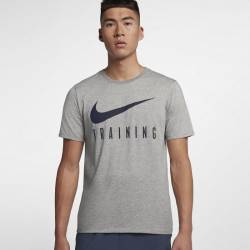 Man fitness T-Shirt Nike TRAINING - grey