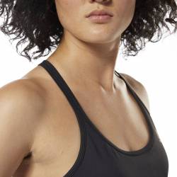 Woman top Les Mills LONG BRA - PAD - DJ2214