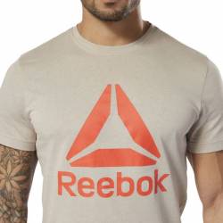 Man T-Shirt QQR- Reebok Stacked - DH3798