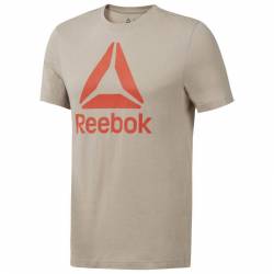 Man T-Shirt QQR- Reebok Stacked - DH3798
