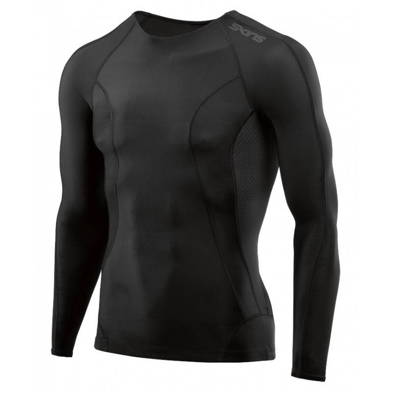 Skins a200 Long Manche Compression Top manches longues Fonction Shirt Fitness Sport Shirt 