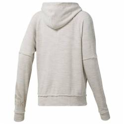 Woman hoodie TE MARBLE LOGO FZ - CY3600