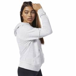 Woman hoodie TE MARBLE LOGO FZ - CY3600