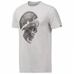 Pánské tričko CrossFit Plated Skull Tee - DH3693
