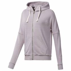 Woman hoodie TE MARBLE LOGO FZ - D95532
