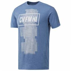 Man T-Shirt Reebok CrossFit Burnout SS Tee - Solid - D94881