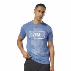 Man T-Shirt Reebok CrossFit Burnout SS Tee - Solid - D94881