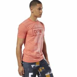 Man T-Shirt Reebok CrossFit Burnout SS Tee - Solid - D94897