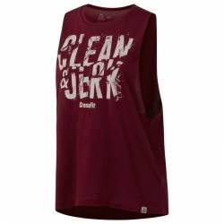 Woman top Reebok CrossFit Clean Jerk Muscle Tank - DH3724