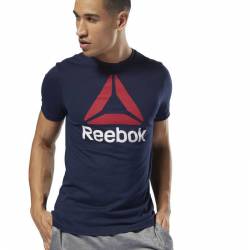 Man T-Shirt QQR Reebok Stacked - CW5371