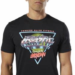 Man T-Shirt Reebok CrossFit Neon Retro Tee - DP6211