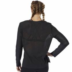 Woman T-Shirt Reebok CrossFit Jacquard LS Tee - DU5109
