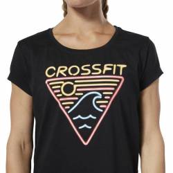Dámské tričko Reebok CrossFit Neon Retro Easy Tee - DP6219