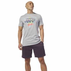 Man T-Shirt Reebok CrossFit Neon Retro Tee - DT2819