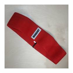 Textilní odporová guma / loop band WORKOUT- červená