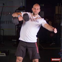 Man T-Shirt Nike Metcon - white