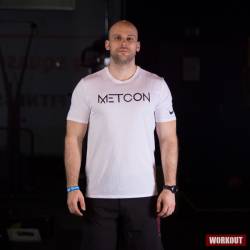 Man T-Shirt Nike Metcon - white