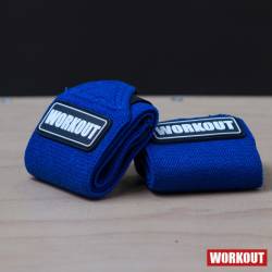 Wrist wraps 30 cm WORKOUT - blue