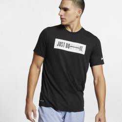 Man T-Shirt Just dont quit Dry Training DB BAR - black