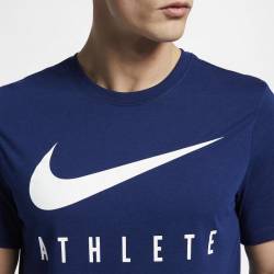 Man T-Shirt Nike Athlete - navy