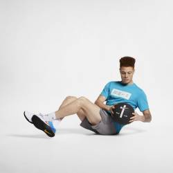 Man T-Shirt Just do it Swoosh - blue