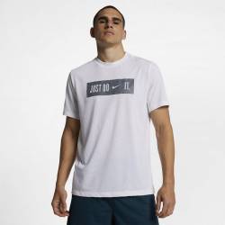 Man T-Shirt Just do it - white
