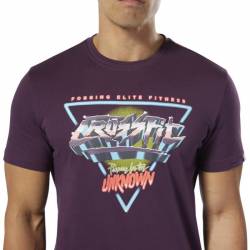 Pánské tričko Reebok CrossFit Neon Retro Tee - DT2818