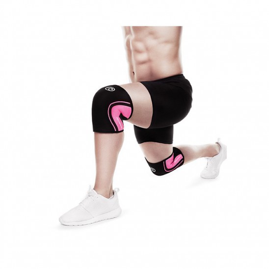 Knee sleeve Rehband 5 mm - Black/Pink