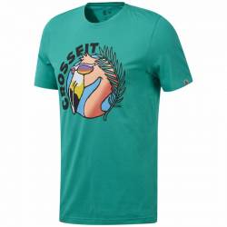 Pánské tričko Reebok CrossFit Funky Flamingo Tee - DY8430