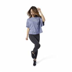 Woman T-Shirt Les Mills PERF COTTON CROP TEE - ED3680