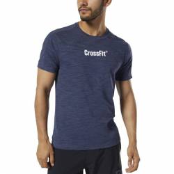 Man T-Shirt Reebok CrossFit Marble Melange CrossFit Tee - DY8425