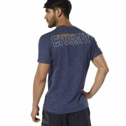 Man T-Shirt Reebok CrossFit Marble Melange CrossFit Tee - DY8425