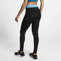 Woman Tight Nike pro black/turqouise