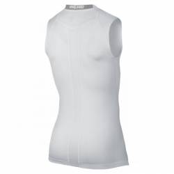 Bílé kompresní tričko Nike bez rukávů COOL COMP SL