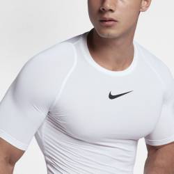 Pánský tričko Nike s krátkým rukávem - Nike Pro - bílé