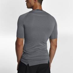 Man training top Nike - short sleeve - Nike Pro - grey