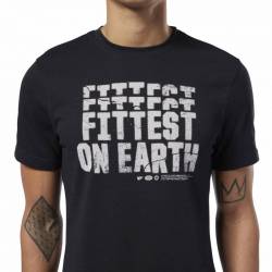 Man T-Shirt Reebok CrossFit Fittest on Earth Tee - EC1464