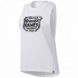 Woman top Reebok CrossFit Distressed Games Crest - EC1476