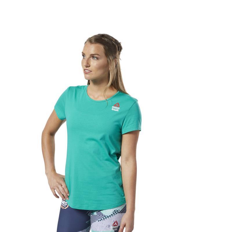 Woman T-Shirt Reebok CrossFit AC + Cotton Tee Games - EC1393