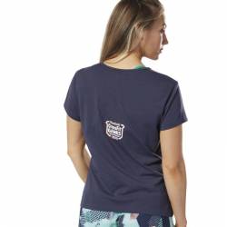 Woman T-Shirt Reebok CrossFit AC + Cotton Tee Games - DY8417