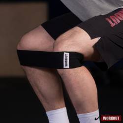 Textilní odporová guma / loop band WORKOUT - šedivá